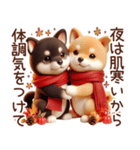 柴犬のスタンプ【秋】（個別スタンプ：6）