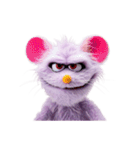 あつまれ紫アニ丸1（個別スタンプ：35）