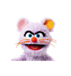 あつまれ紫アニ丸1（個別スタンプ：37）