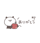 秋のあいさつ◎ちびっこぱんださん #3（個別スタンプ：15）