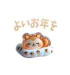 木の実の森【冬の章】32個シール風スタンプ（個別スタンプ：28）