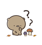 くまのぽんこつの秋日和。（個別スタンプ：9）