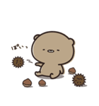 くまのぽんこつの秋日和。（個別スタンプ：19）