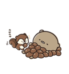 くまのぽんこつの秋日和。（個別スタンプ：27）
