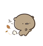 くまのぽんこつの秋日和。（個別スタンプ：34）