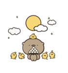 くまのぽんこつの秋日和。（個別スタンプ：36）