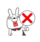 【秋】ウサギのうさ男60（個別スタンプ：23）