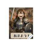 【文字変更可能】RPGっぽいスタンプ（個別スタンプ：1）