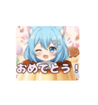 プリンありさアニメーション（個別スタンプ：1）