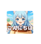 プリンありさアニメーション（個別スタンプ：2）