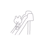ありがちなくまの生活（個別スタンプ：3）