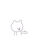 ありがちなくまの生活（個別スタンプ：6）