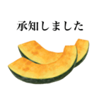 【ビジネス敬語】 国産かぼちゃ（個別スタンプ：3）