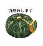 【ビジネス敬語】 国産かぼちゃ（個別スタンプ：24）