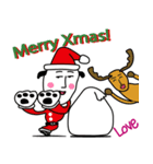 人面犬-LOVE-第三弾 年末年始バージョン！（個別スタンプ：3）