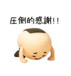 【ゆる～い】3Dおにぎり＠日常会話（個別スタンプ：17）
