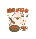 ももぺん食べのみVer2｜癒しの桃色ペンギン（個別スタンプ：11）