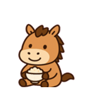 おちゃめウマのひとこと@SFW（個別スタンプ：6）