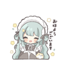 抹茶カフェメイドちゃん（個別スタンプ：3）