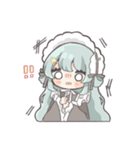抹茶カフェメイドちゃん（個別スタンプ：28）