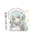抹茶カフェメイドちゃん（個別スタンプ：33）