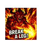 火の魔神イフリート【アニメ風】（個別スタンプ：20）