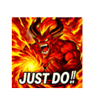火の魔神イフリート【アニメ風】（個別スタンプ：22）