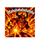 火の魔神イフリート【アニメ風】（個別スタンプ：25）