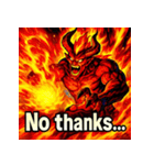 火の魔神イフリート【アニメ風】（個別スタンプ：26）