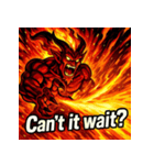 火の魔神イフリート【アニメ風】（個別スタンプ：30）