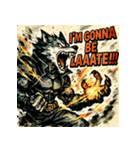 スクリームウルフ（個別スタンプ：3）