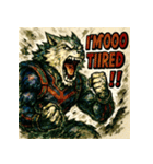 スクリームウルフ（個別スタンプ：7）