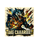 スクリームウルフ（個別スタンプ：10）