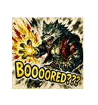 スクリームウルフ（個別スタンプ：18）