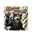 スクリームウルフ（個別スタンプ：19）