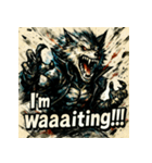 スクリームウルフ（個別スタンプ：20）