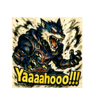 スクリームウルフ（個別スタンプ：22）