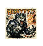 スクリームウルフ（個別スタンプ：23）