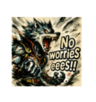 スクリームウルフ（個別スタンプ：25）