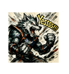 スクリームウルフ（個別スタンプ：26）