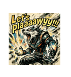 スクリームウルフ（個別スタンプ：30）