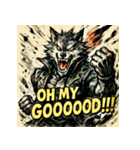 スクリームウルフ（個別スタンプ：31）
