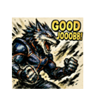 スクリームウルフ（個別スタンプ：32）