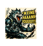 スクリームウルフ（個別スタンプ：35）