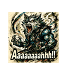 スクリームウルフ（個別スタンプ：40）