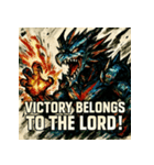 ラブドラゴン【水墨画風】（個別スタンプ：4）