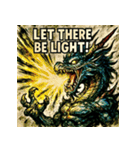 ラブドラゴン【水墨画風】（個別スタンプ：38）