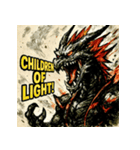 ラブドラゴン【水墨画風】（個別スタンプ：39）