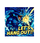 海神リヴァイアサン【アニメ風】（個別スタンプ：3）