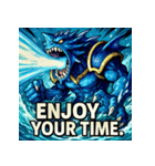 海神リヴァイアサン【アニメ風】（個別スタンプ：39）